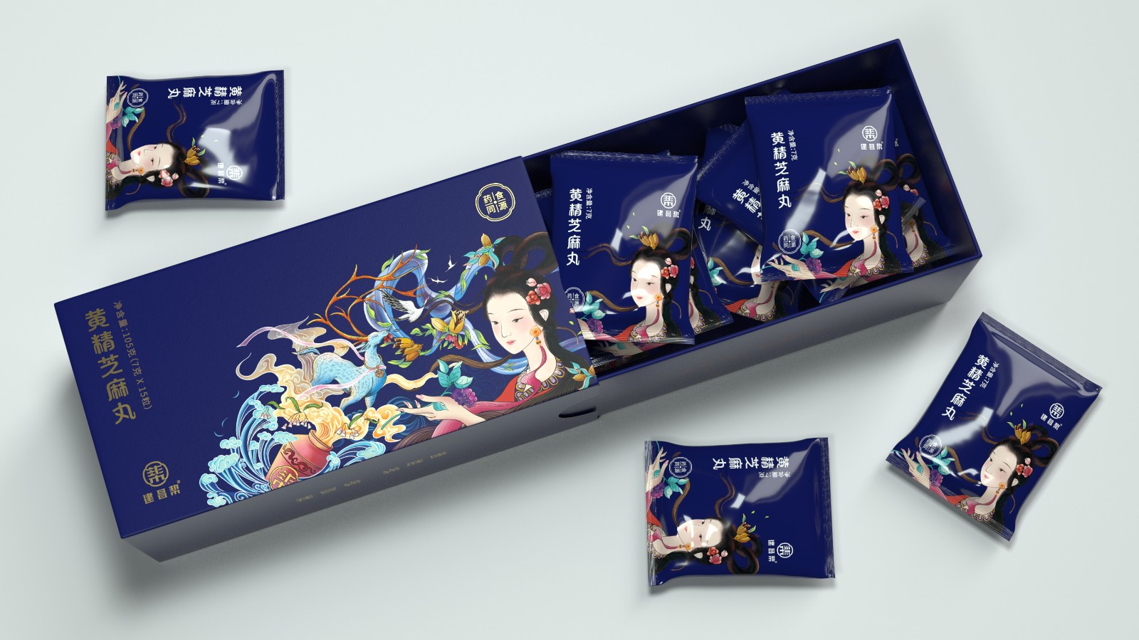 黃精芝麻丸包裝設(shè)計(jì)創(chuàng)意 黃精芝麻丸包裝設(shè)計(jì)創(chuàng)意